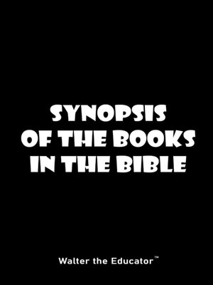 cover image of Synopsis of the Books in the Bible